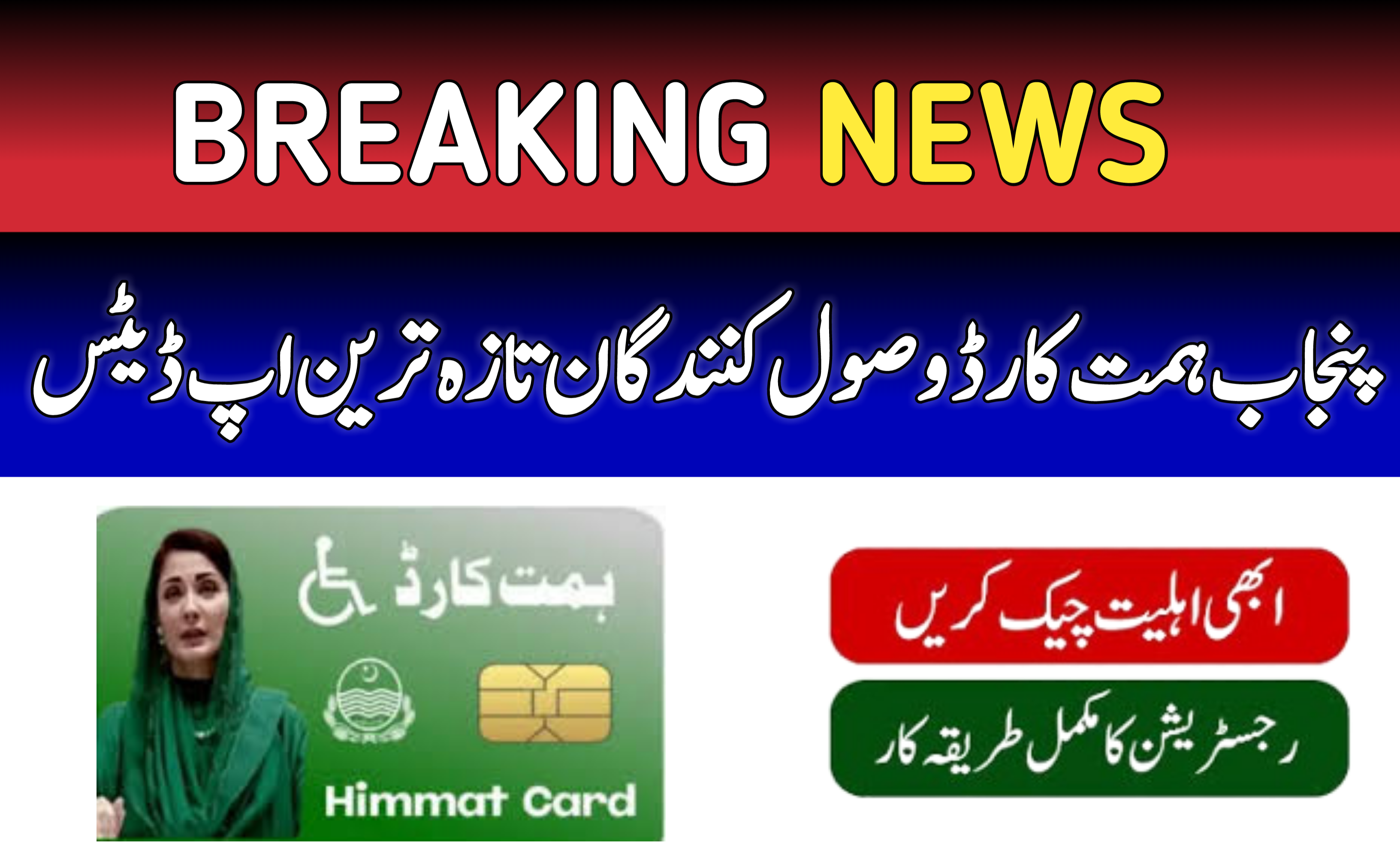 Punjab Himmat Card Recipients Receive